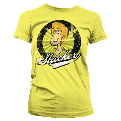 Scooby Doo - Shaggy The Slacker Women T-Shirt (Yellow)