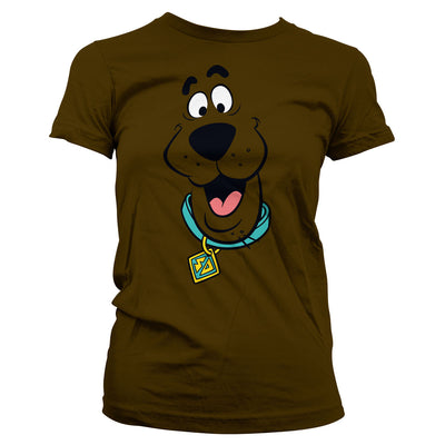 Scooby Doo - Face Women T-Shirt (Brown)