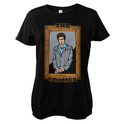 Seinfeld - The Kramer Art Women T-Shirt (Black)