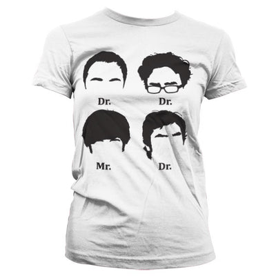 The Big Bang Theory - Prefix Heads Women T-Shirt (White)