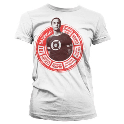 The Big Bang Theory - Sheldon Circle Women T-Shirt (White)