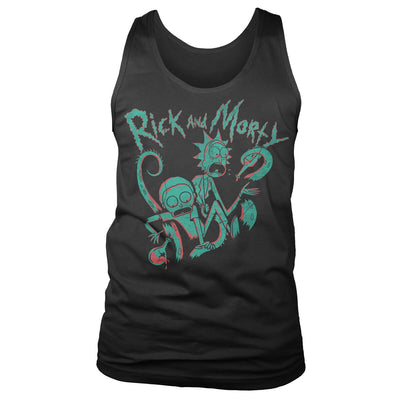 Rick and Morty - Duotone Mens Tank Top Vest (Black)