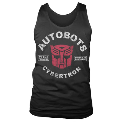 Transformers - Autobots Cybertron Mens Tank Top Vest (Black)