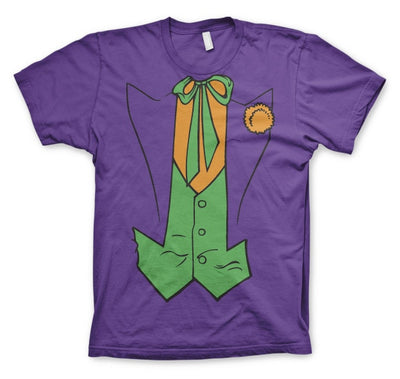 Batman - The Joker Suit Mens T-Shirt (Purple)