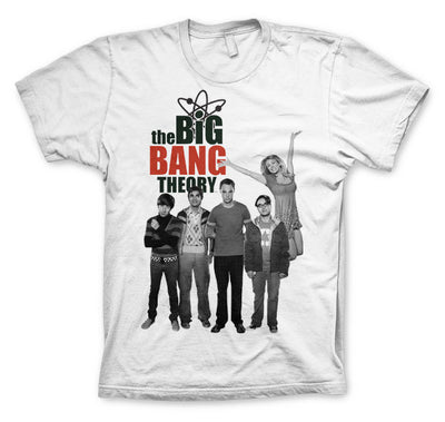 The Big Bang Theory - Cast Big & Tall Mens T-Shirt (White)