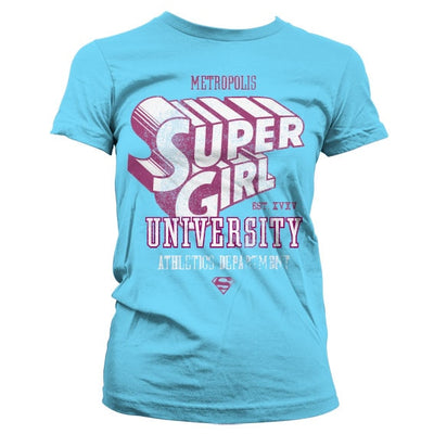 Supergirl - Athletics Dept. Women T-Shirt (Sky Blue)