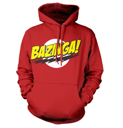 The Big Bang Theory - Bazinga Super Logo Hoodie (Red)