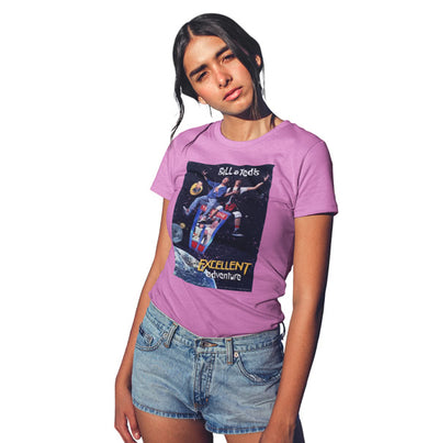 Bill and Ted's Excellent Adventure - Poster Distressed Women T-Shirt