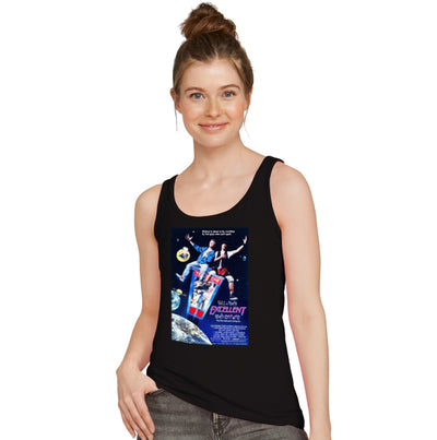 Bill and Ted's Excellent Adventure - Movie Poster Distressed Women Tank Top