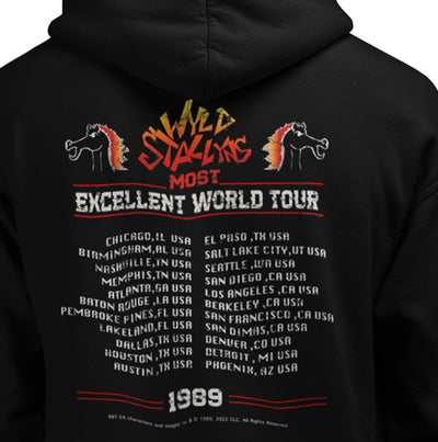 L'excellente aventure de Bill et Ted - Sweat à capuche Wyld Stallyns Most Excellent World Tour 1989