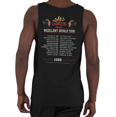 Bill and Ted's Excellent Adventure - Wyld Stallyns Most Excellent World Tour 1989 Mens Tank Top Vest