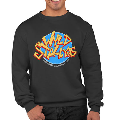 Bill and Ted's Excellent Adventure - Wyld Stallyns Band Blue Logo Sweatshirt